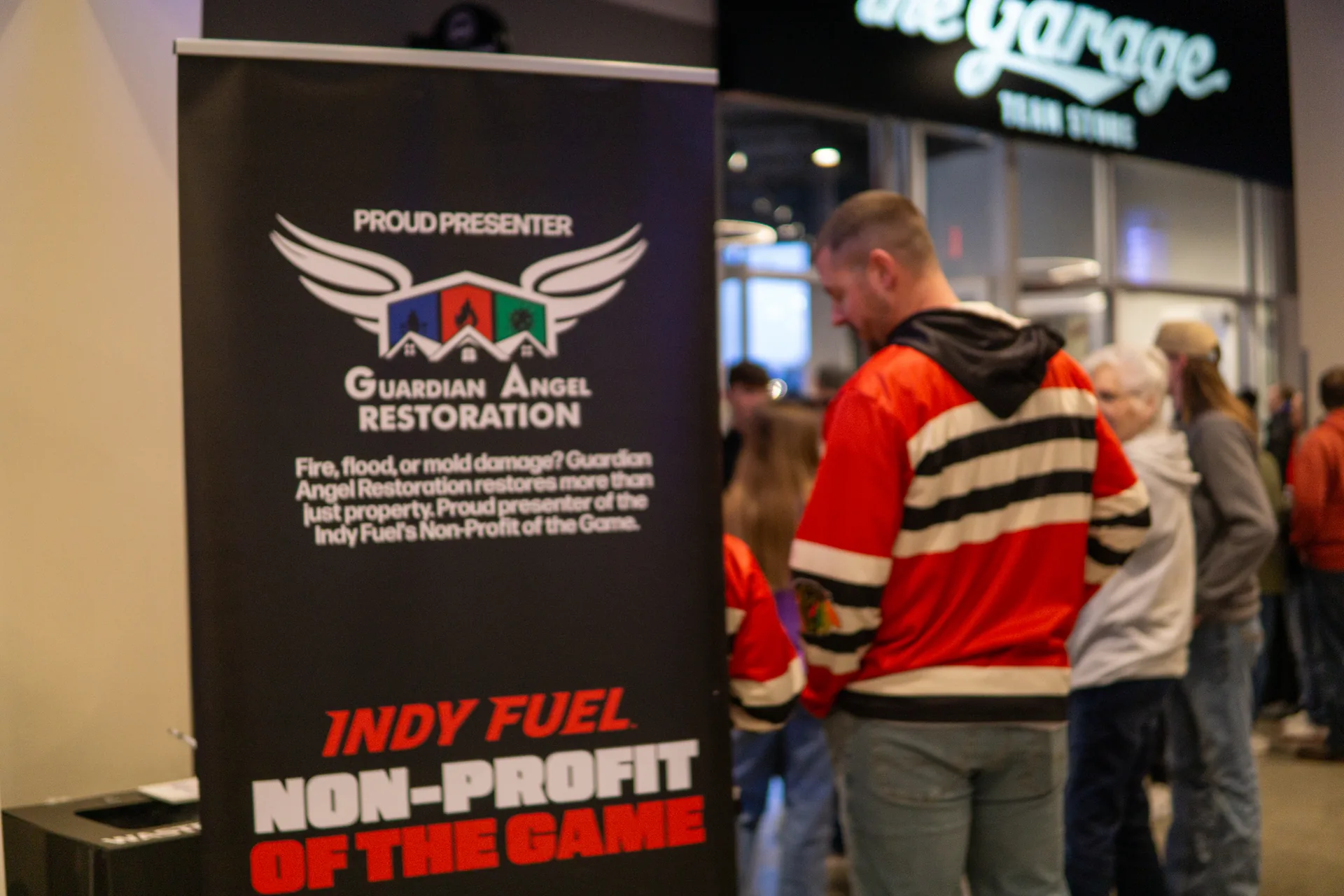 Fishers Event Center crowd during the Indy Fuel game