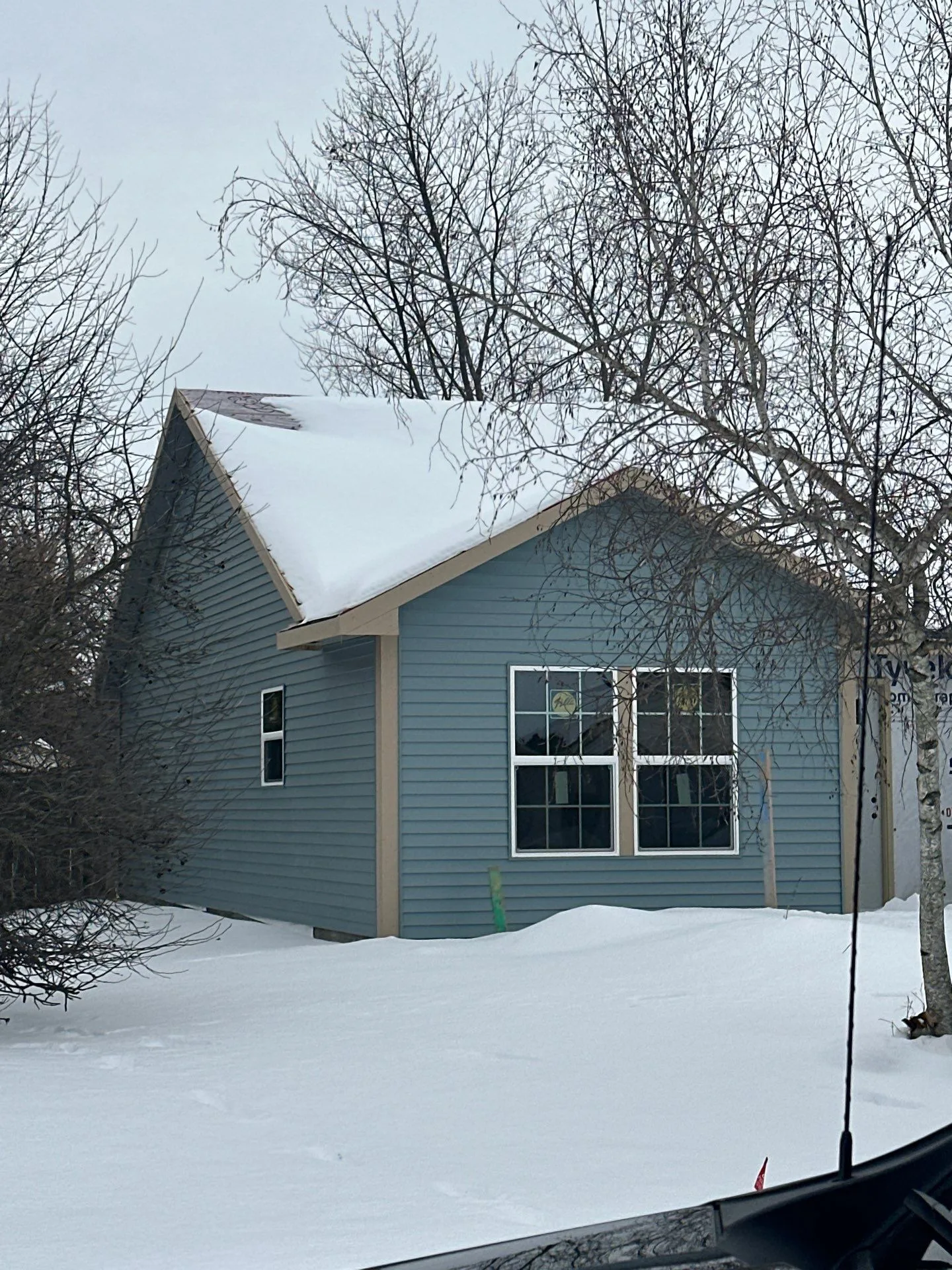 Exterior fire damage restoration: structure save and full rebuild
