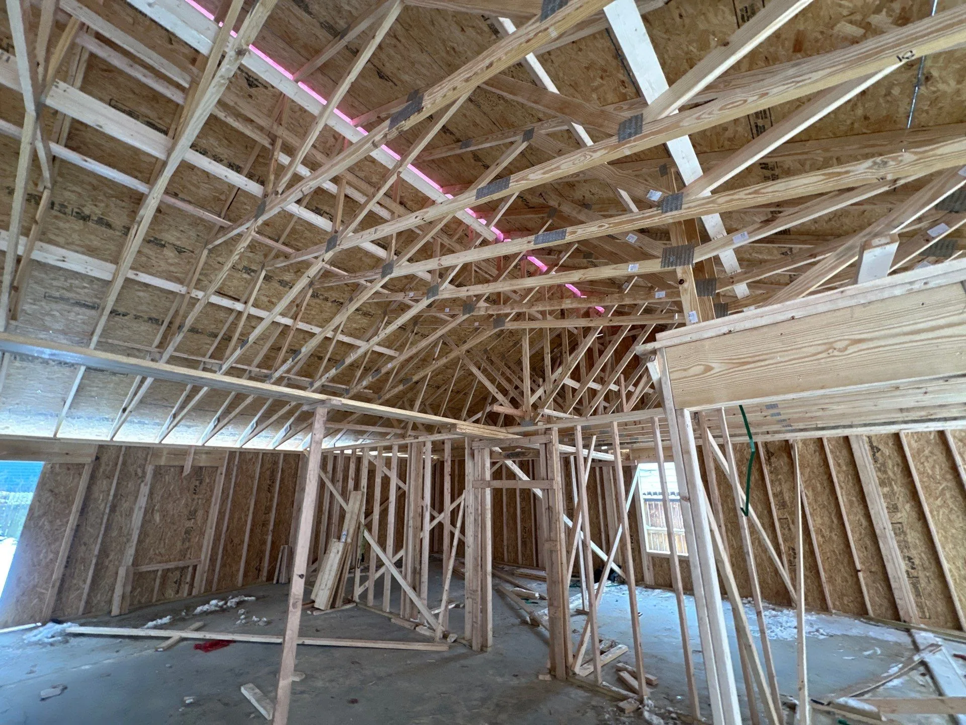 After fire damage work