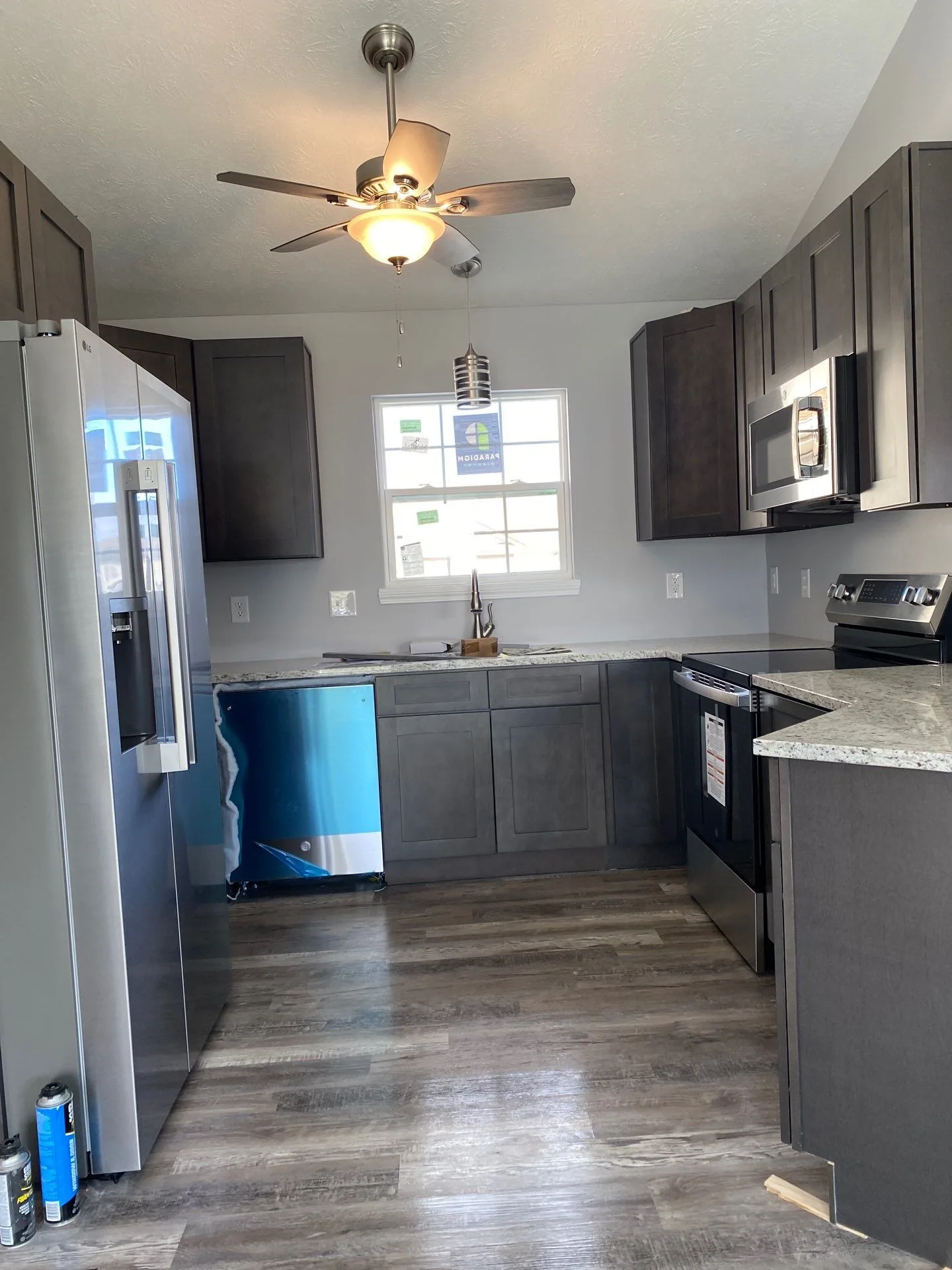 After fire damage work