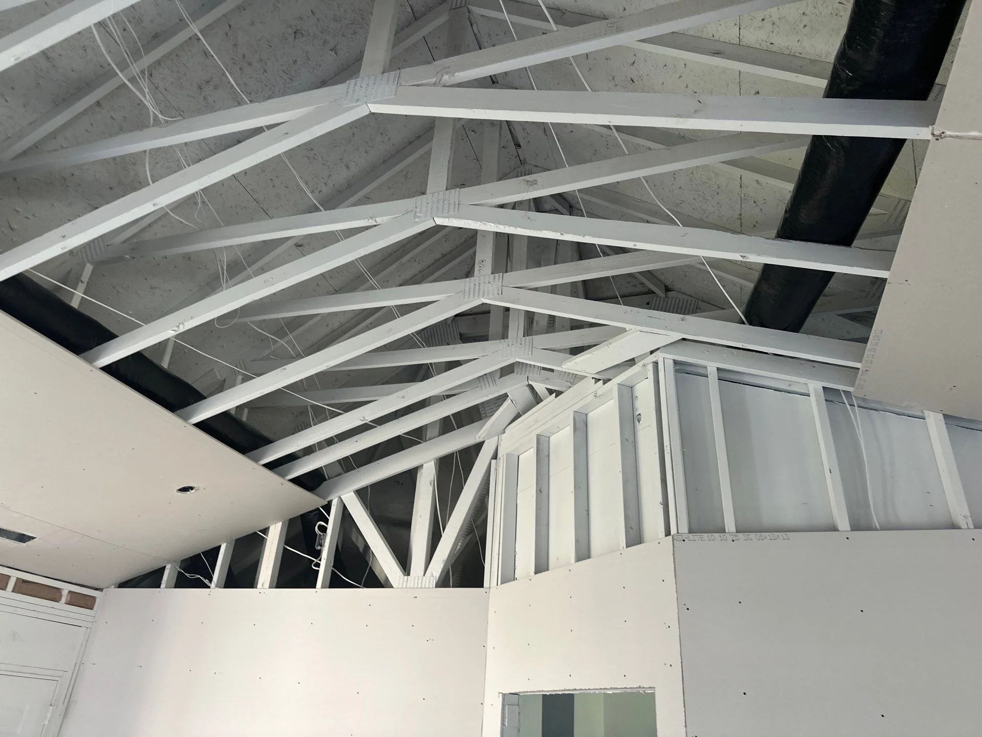 After fire damage work