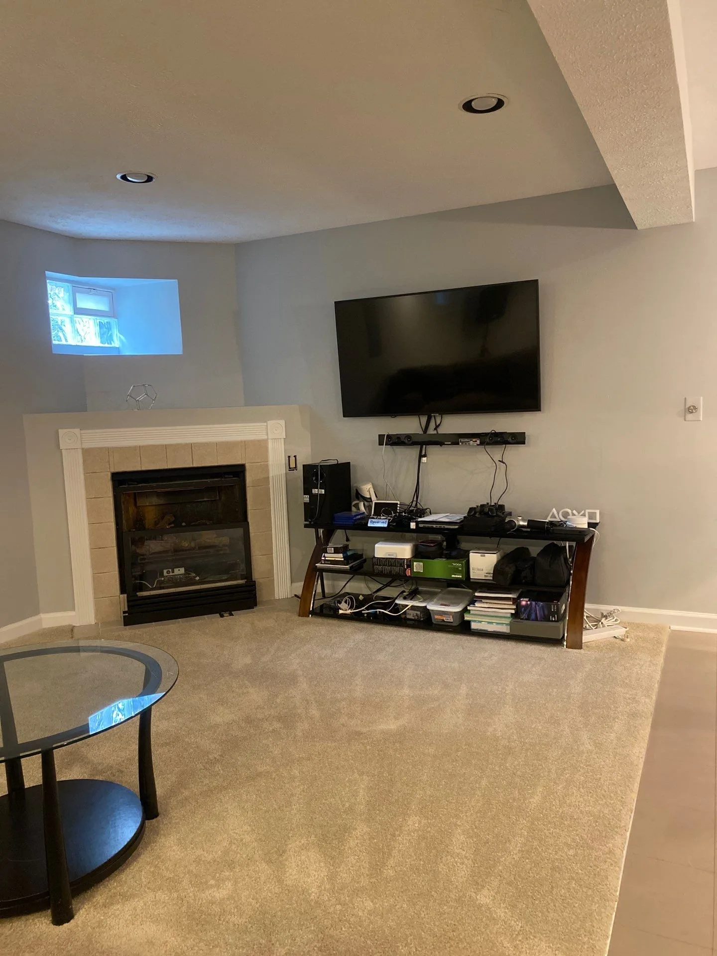Basement carpet flood: standing water, extraction, and full restoration
