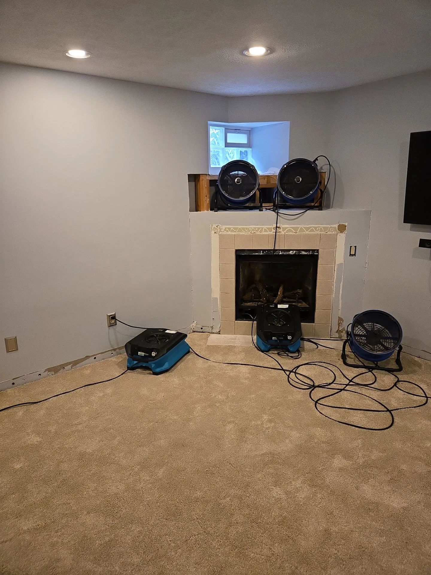 Fans fireplace