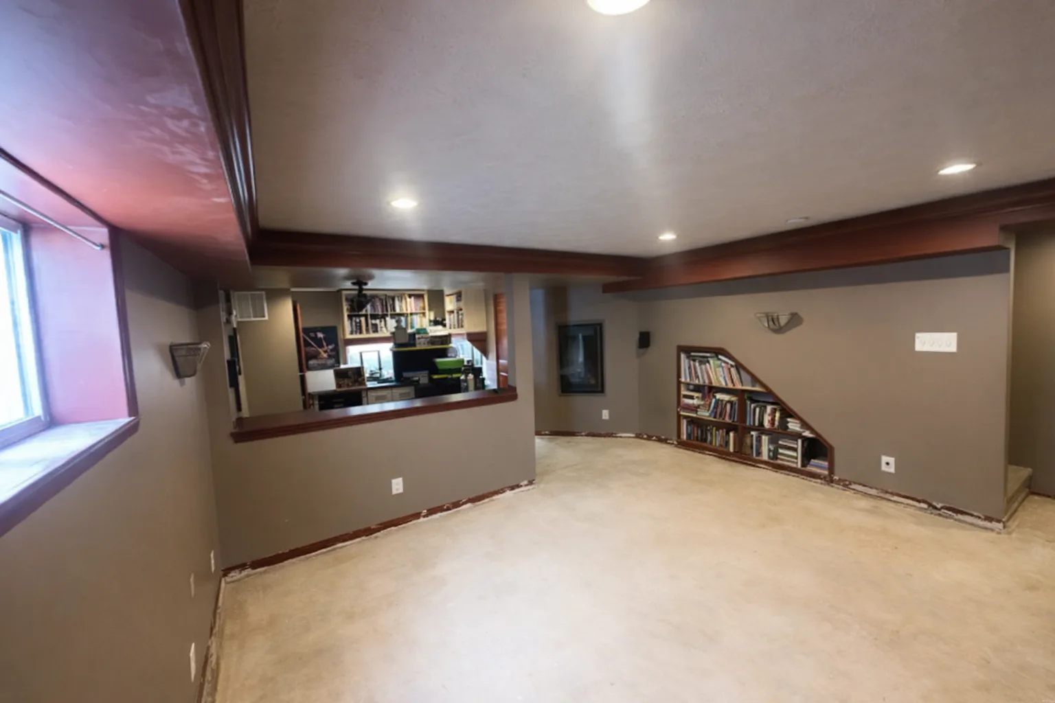 Basement flood dry out and full restoration